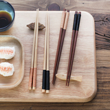 zakka杂货日式尖头筷子绕线木筷天然木质便携餐具寿司筷子批发