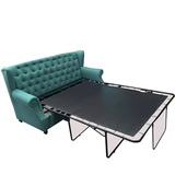 折叠沙发床 欧式简约法式地中海客厅书房小户型多功能折叠沙发床