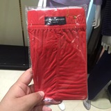 企鹅卫队限量特卖款 男款大红色三角短裤 GPD7239