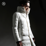 2015冬新款中国风男装加厚中长款羽绒服白鸭绒民族风男装