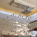 个性创意LED飞鱼吊灯酒店大堂会所工程灯客厅餐厅吸顶鱼群灯包邮