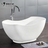 贵族 人造石浴缸 创意环保型独立式浴缸 酒店工程浴缸铝质石浴缸