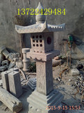 庭院新款石雕仿古日式石灯笼石狮子家具摆件园林雕塑人物花盆门墩