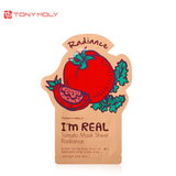韩国正品TONY MOLY托尼魅力纯净面膜-番茄21ML水果美白抗氧化
