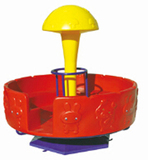 厂价直销幼儿园体育运动器材户外玩具体育活动十三人塑料蘑菇转椅