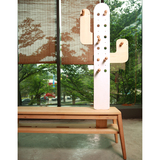 仙人掌长条凳木实木长板凳橡木长凳子创意时尚原木凳换鞋凳床尾凳