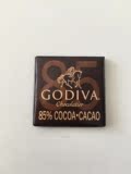 【满200包邮】比利时进口 歌帝梵godiva高迪瓦85%可可巧克力单片