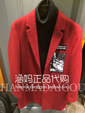 男装Trendiano 2015年贴布印花呢料大衣3154341030 专柜正品代购
