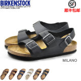 德国正品现货Birkenstock Milano/Arizona博肯男女真皮软木凉拖鞋