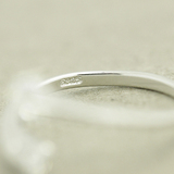 925纯银戒指女食指环母贝珍珠银饰品开口调节尾戒小指关节防过敏