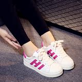 2016春季新品女鞋子学生运动休闲鞋韩国贝壳头板鞋女三条杠贝壳鞋