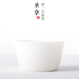 唐山纯白骨瓷碗米饭碗家用日式4.5寸小瓷碗5.5寸大瓷碗陶瓷碗套装