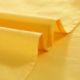 纯色全棉床单单件加厚柠檬黄色高密度纯棉斜纹被单1.21.51.82.0米