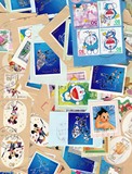 日本信销剪片55克 都是卡通不干胶及问候邮票 外国邮票收藏