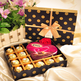 包邮德芙巧克力礼盒装创意DIY生日礼品教师情人节礼物送女友新货