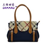 SAMMAO台湾三猫时袋专柜正品女包2014新款手提包英伦风女士包包邮