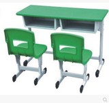 厂家直销儿童塑钢升降课桌椅*幼儿园塑料双人课桌椅*小学生桌椅