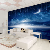 3D宇宙星空客厅卧室背景墙纸房顶天花板酒吧ktv酒店大型壁画壁纸