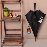 日本动漫伞海贼王雨伞骷髅头伞柄创意个性晴雨伞半自动长柄伞