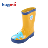 hugmii韩国男女儿童雨鞋雨靴宝宝中性雨鞋可加内胆学生卡通水鞋
