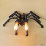 美式工业复古重工业风格大型昆虫蜘蛛爱迪生酒吧酒店柜台装饰台灯