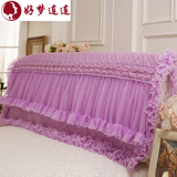 好梦连连韩式公主蕾丝夹棉床头套床头罩防尘罩皮床拆洗布艺1.8m床