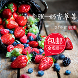 大草莓新鲜包邮 奶油草莓现摘现发1500g基地自产水果 新鲜草莓