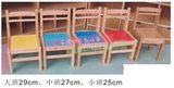 儿童椅子幼儿园椅儿童凳椅宝宝小木椅子靠背椅板凳实木彩色直角边