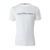 Calvin Klein Jeans短袖T恤 男圆领修身CKT恤男装字母印花薄款