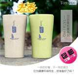包邮韩国创意漱口杯水杯旅行儿童环保小麦刷牙杯情侣牙刷杯套装杯