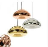 设计师Tom Dixon void light创意黄铜碗玻璃吊灯餐厅咖啡厅吧台灯