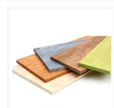 定做实木板吧台面板餐厅大桌面板置物架原木板加工会议办公桌面子