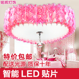 现代简约节能LED环保PVC塑料灯温馨卧室灯浪漫水晶灯饰家装灯具