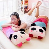 可爱卡通熊猫大白单双人可拆洗枕头抱枕毛绒玩具公仔布娃娃送女生