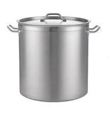 新款优质不锈钢加厚高身锅早点粥锅后厨专用过老汤锅水桶米桶