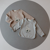 春装童装新款韩国风男童小童宝宝可爱小兔子百搭长袖T恤0-3岁萌