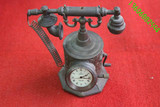 造型独特 1882年欧米茄老式机械表 精品电话座钟 古董座钟