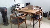 北欧宜家复古书桌铁艺做旧办公桌仿古实木写字台电脑桌写字桌书桌