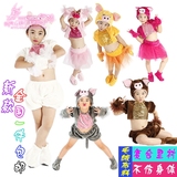 六一儿童演出服小猪动物服幼儿猪猪演出服 三只小猪动物造型服装