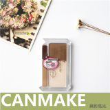 日本代购 CANMAKE 立体鼻梁双色修容鼻影阴影高光粉饼 组合
