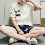2016夏季t桖男士韩版半袖体恤青少年短袖t恤学生圆领休闲上衣服潮