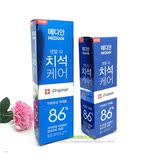 (现货)韩国爱茉莉麦迪安强效清除牙垢86%美白牙膏预防牙龈炎