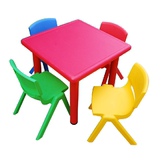 儿童桌幼儿园塑料桌子 塑料正方形写字桌 手工桌 餐桌 画画桌