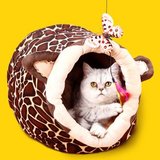 全国25省包邮 宠物狗房子狗窝可爱狮子猫窝猫床 冬季保暖垫子睡袋