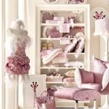 欧式儿童房家具配套【小甜甜】新古典时尚女孩房落地书柜置物架