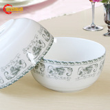 敏杨花之韵4.5英寸米饭碗韩式碗结婚餐具釉中彩家用微波炉碗 陶瓷