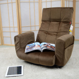 单人榻榻米宜家创意可爱日式懒人沙发折叠午休躺椅电脑扶手转椅