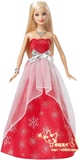 代购-美国正品Barbie2015限量版芭比娃娃 假期闪耀 生日礼物收藏