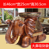 家居装饰 大象换鞋凳招财落地摆件客厅 结婚礼物实用大象凳子