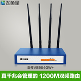 飞鱼星 VE984GW+双频WIFI千兆微信认证营销企业级无线路由器AP